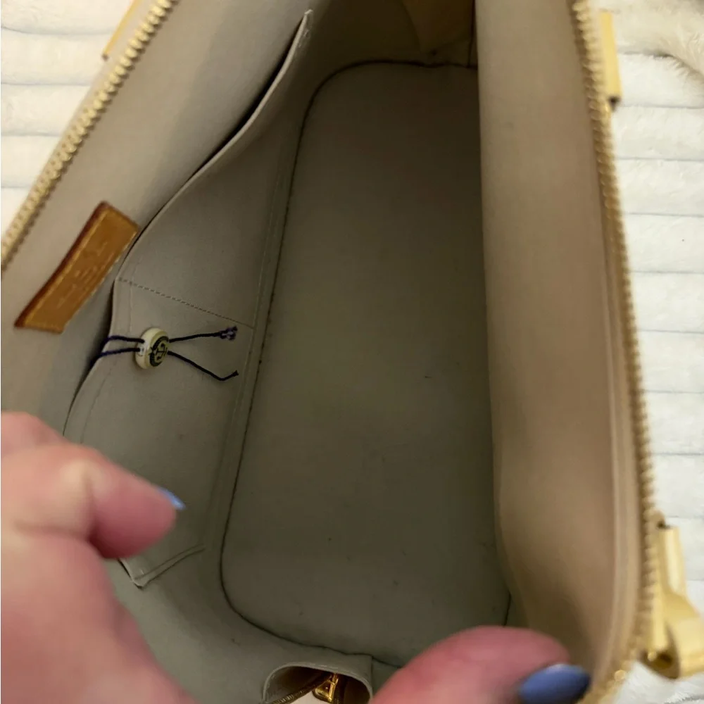 Louis Vuitton 2013 Monogram Citrine Vernis Alma PM